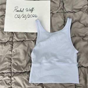 Lululemon power pivot tank - pastel blue
